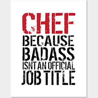 Badass Chef Posters and Art